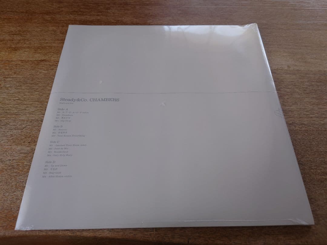 【新品未使用】Steady&Co. CHAMBERS レコード アナログ盤 LP