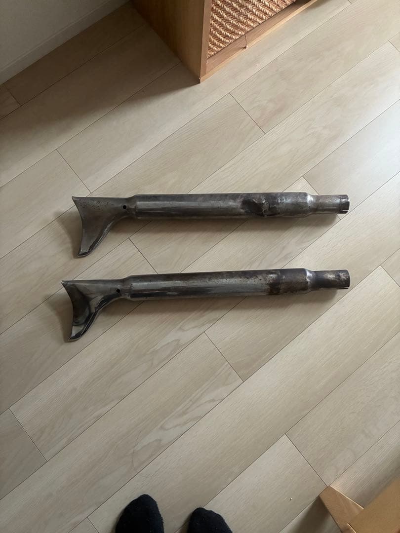 パウコ　フィッシュテールマフラー　ショベル　パン　ナックル　ビンテージハーレー