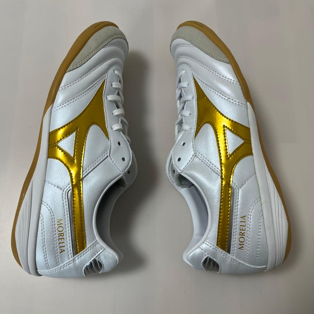 Rさん専用。モレリア IN （ホワイト×ゴールド） 25.5 新品