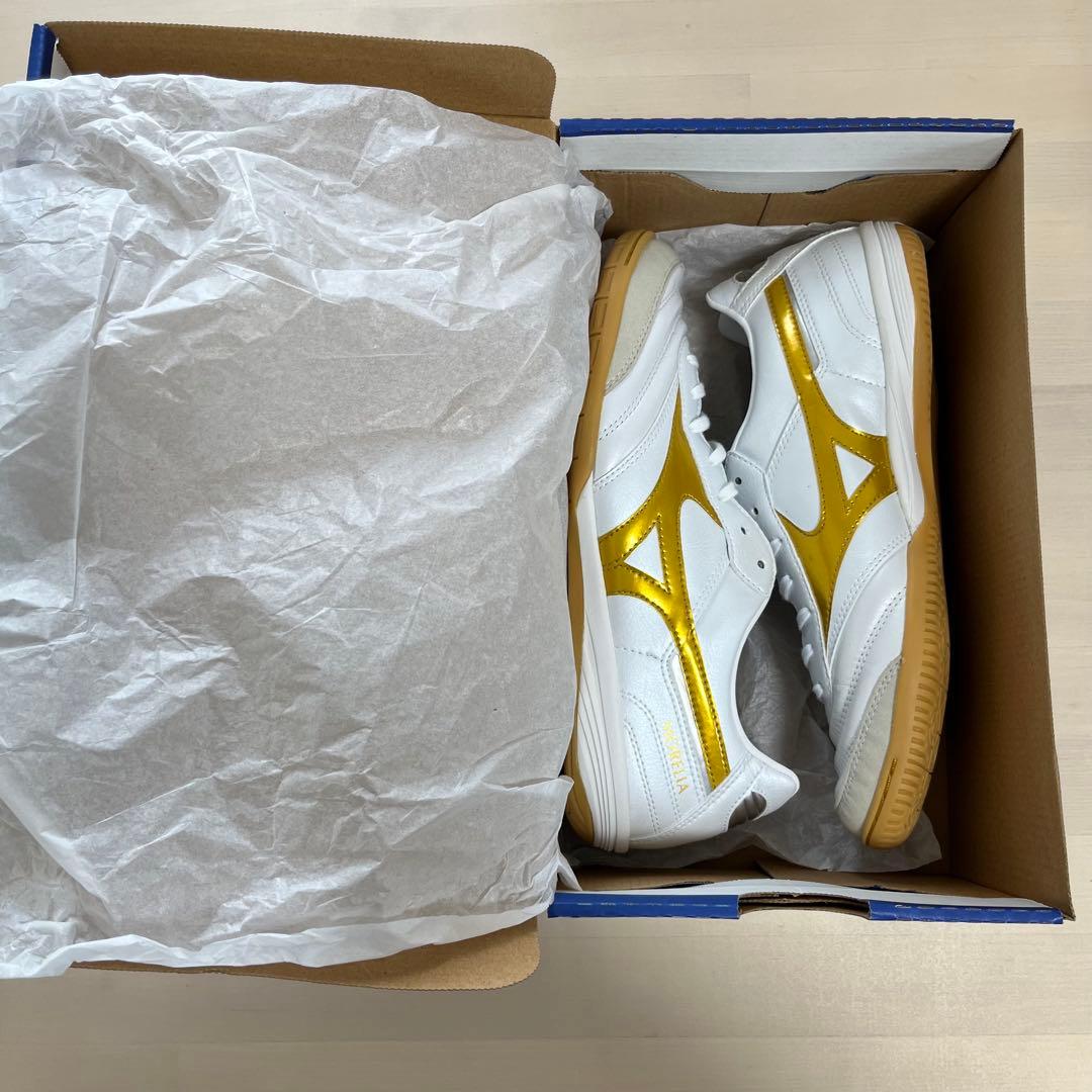 Rさん専用。モレリア IN （ホワイト×ゴールド） 25.5 新品