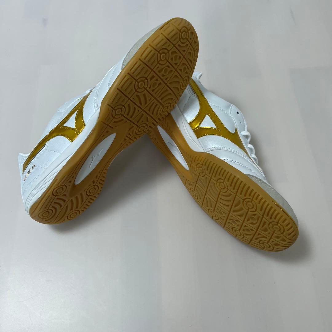 Rさん専用。モレリア IN （ホワイト×ゴールド） 25.5 新品
