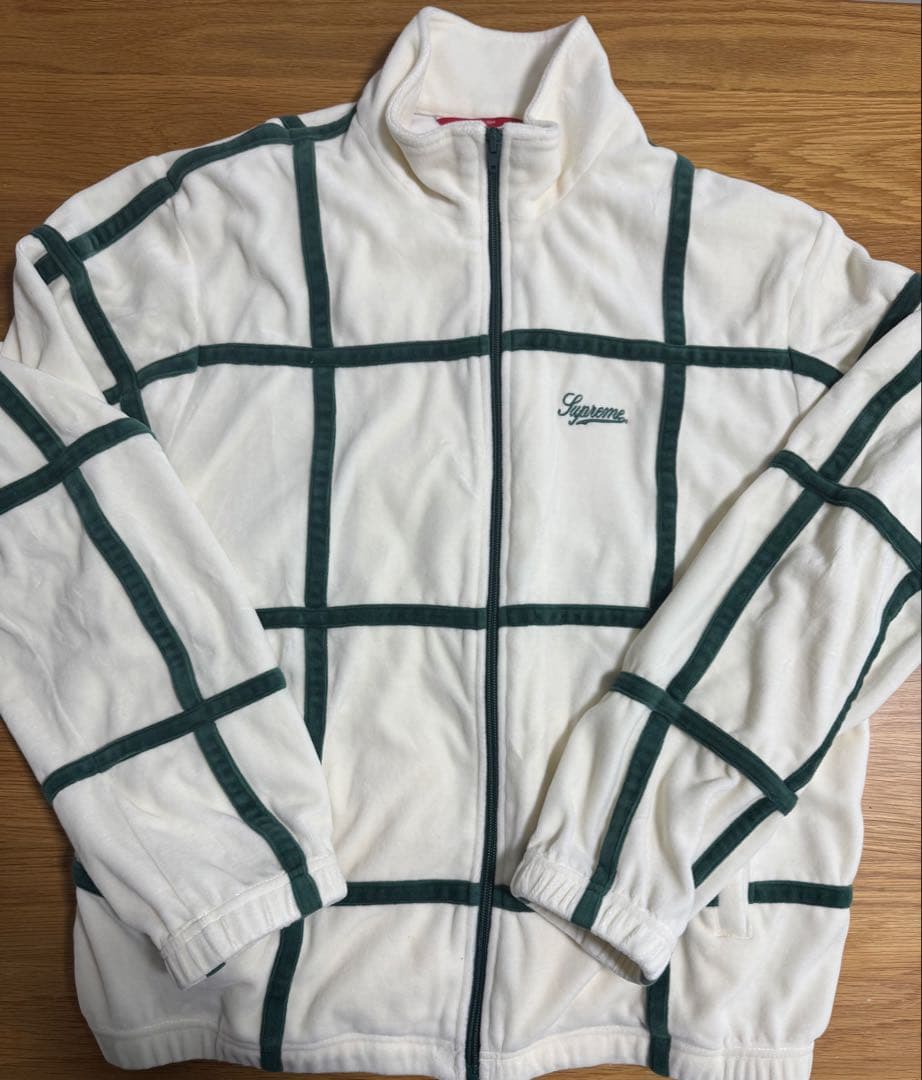 【上L_下Sセットアップ】Supreme Grid Taping Velour