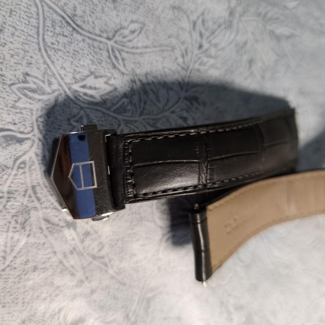 TAG Heuer 　タグホイヤー 純正レザーベルト　純正Dバックル付き
