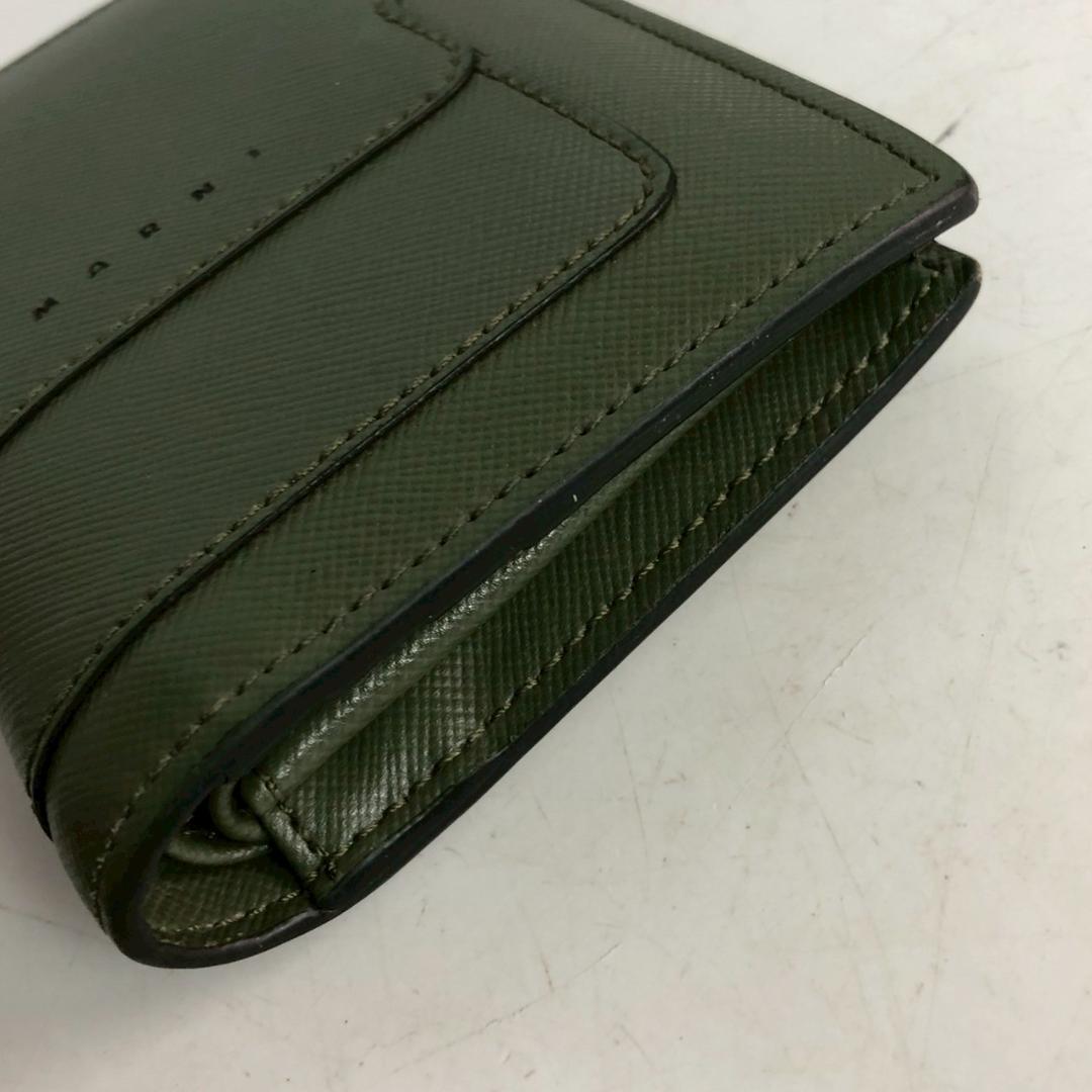 MARNI マルニ 二つ折り財布 小物 グリーン ミニ財布