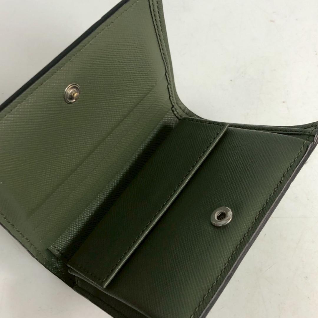 MARNI マルニ 二つ折り財布 小物 グリーン ミニ財布