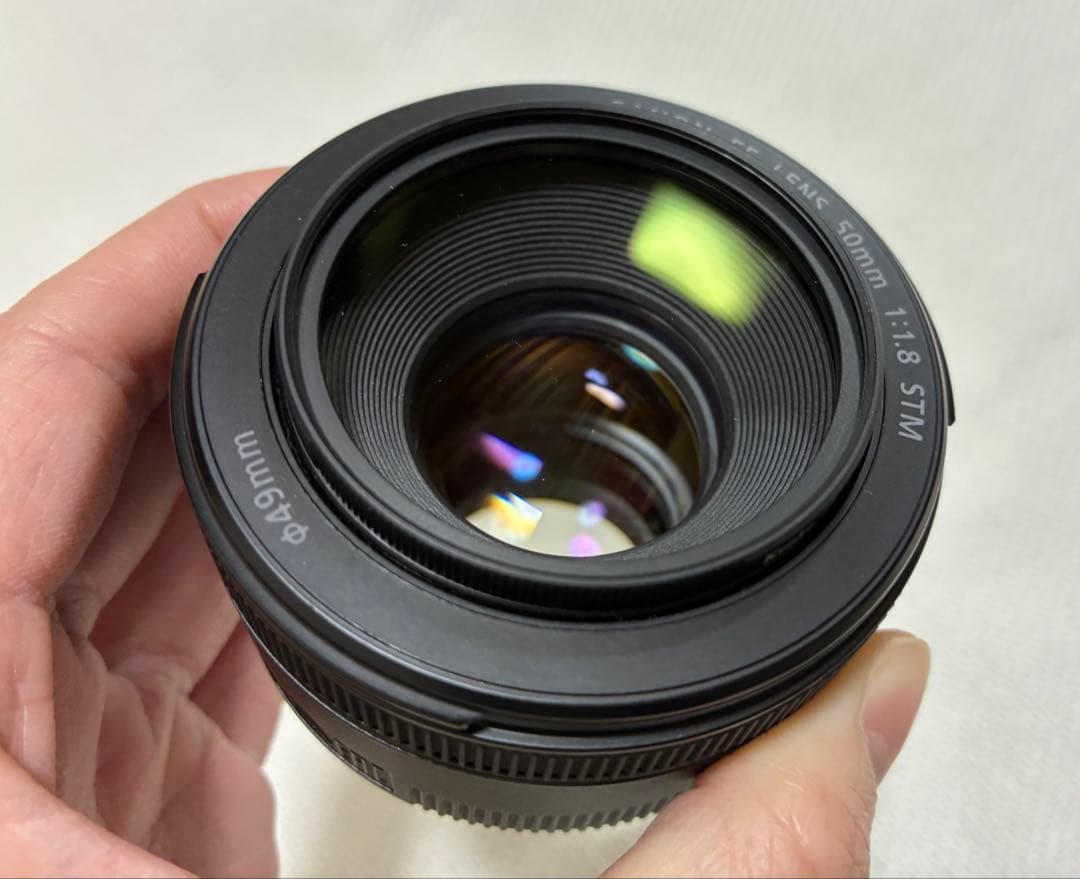 Canon EF 50mm f/1.8 STM レンズ 単焦点