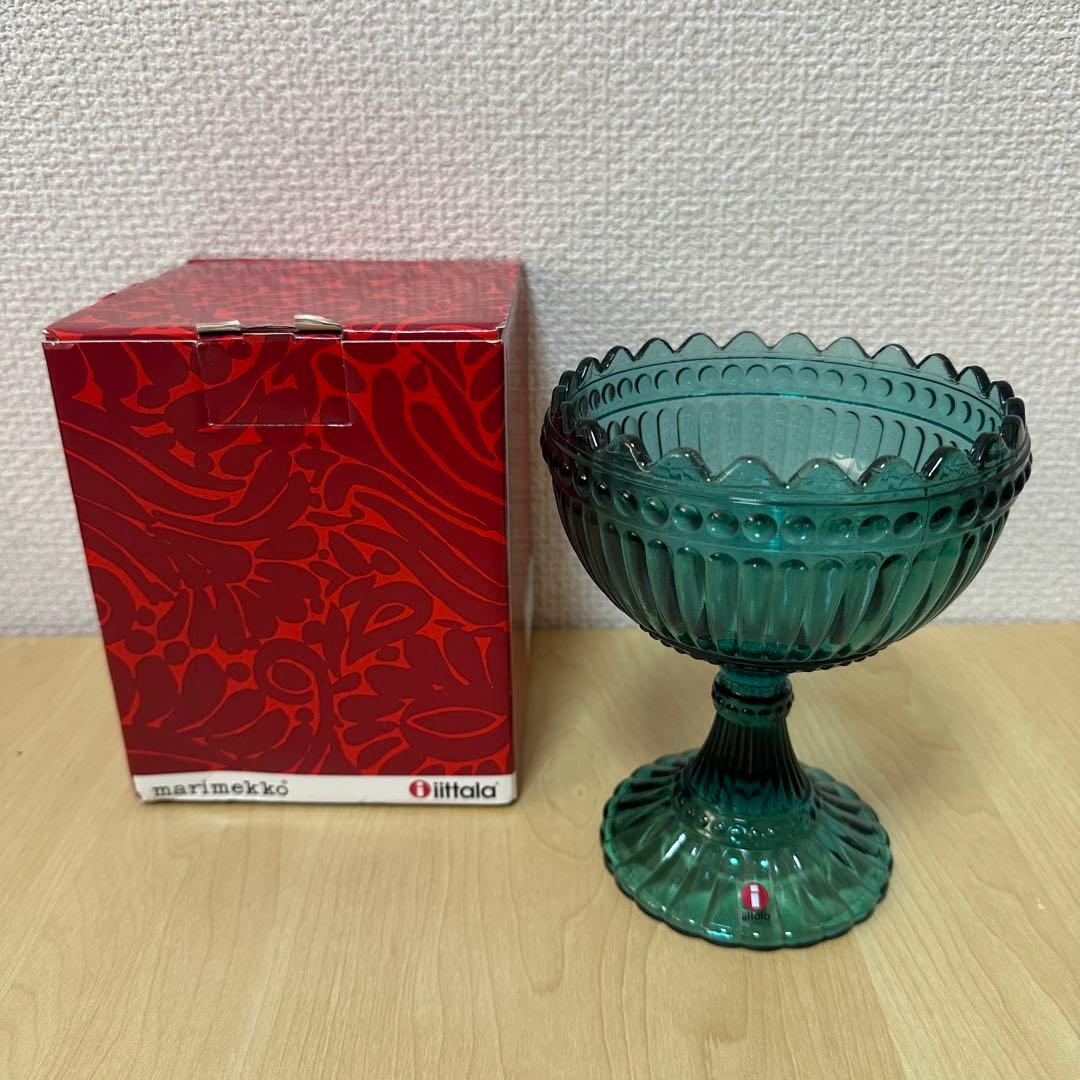  marimekko マリボウル ラージ sea Blue 箱あり