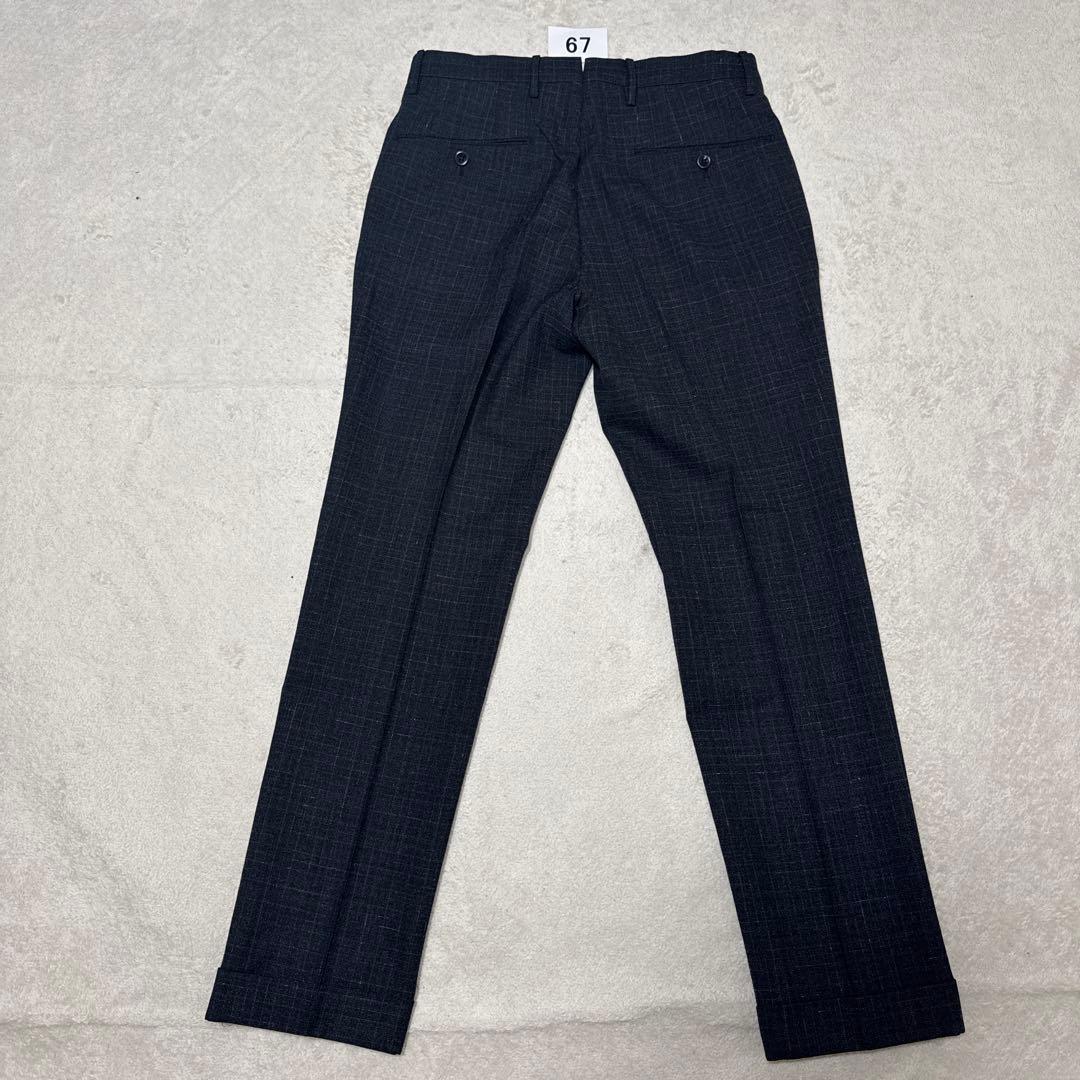 67 春夏用　未使用　インコテックス　スラックス　44 グレー