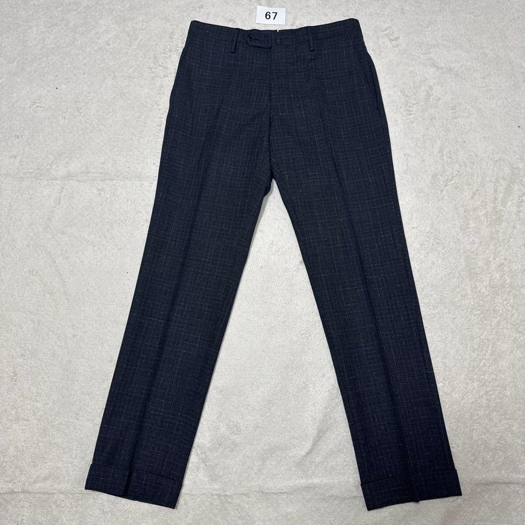 67 春夏用　未使用　インコテックス　スラックス　44 グレー