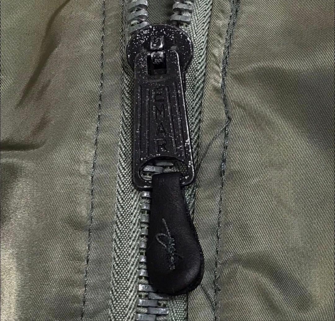 90s AVIREX MA-1 ミリタリーフライトジャケット　USA製 L