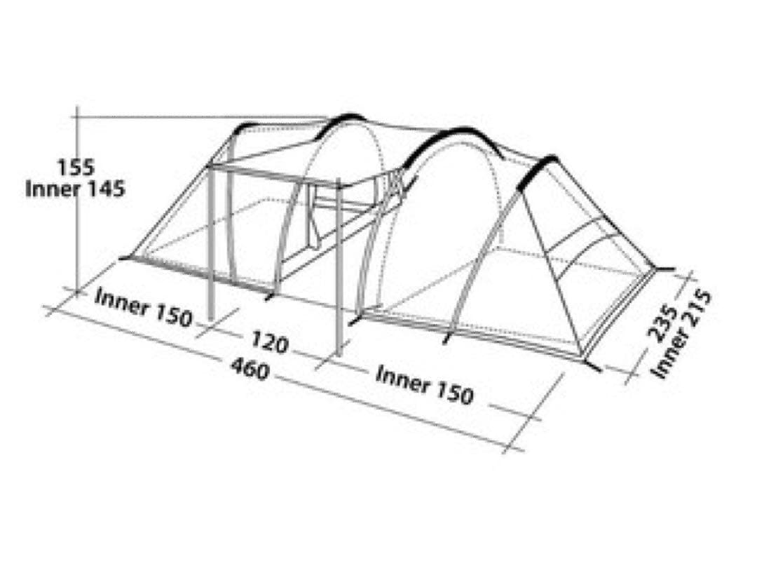 良品 ROBENS DOUBLE DWELL 600 テント