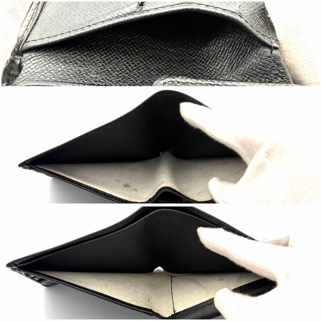 ルイヴィトン エピ ポルトビエカルトクレディモネ 二つ折り財布 ブラック 黒