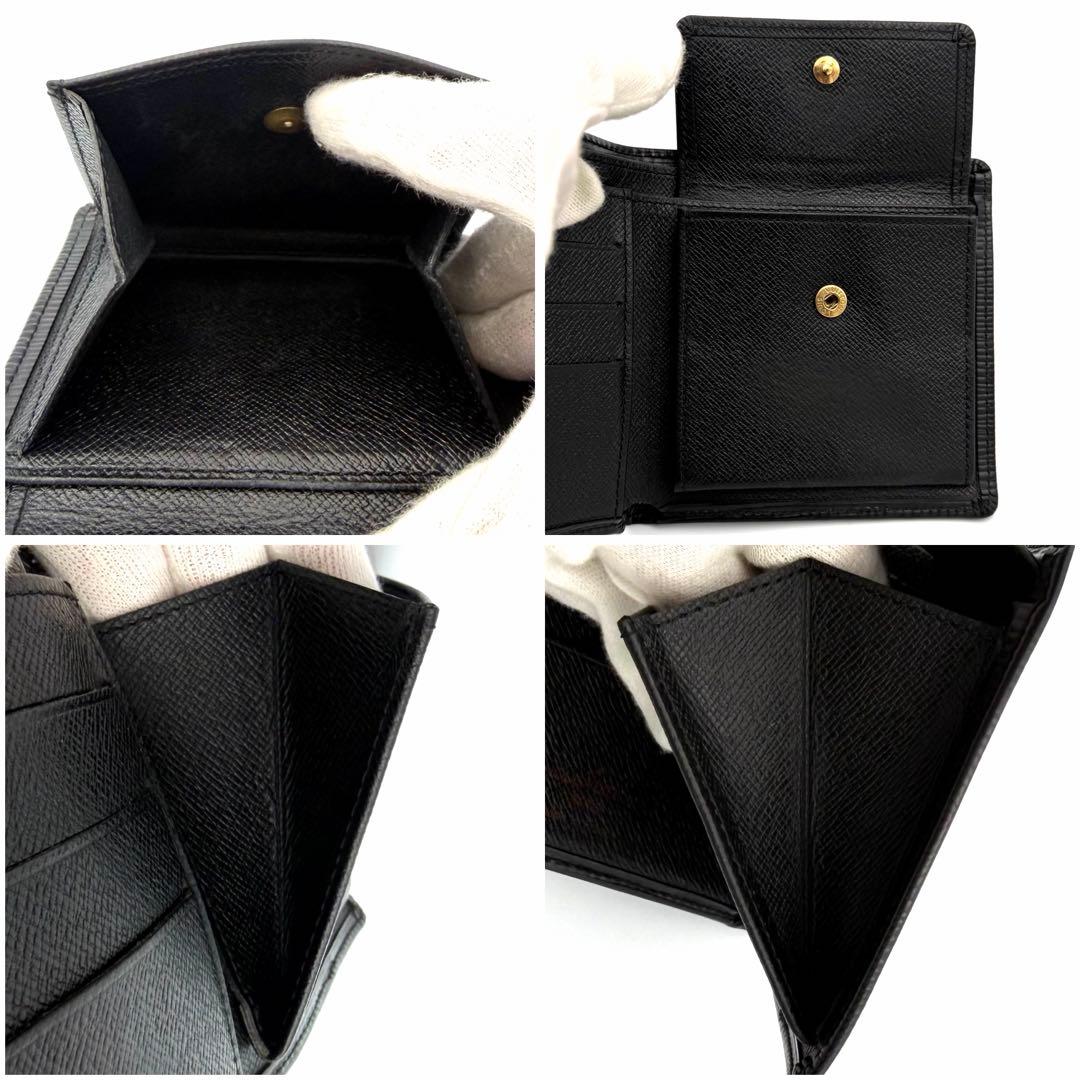 ルイヴィトン エピ ポルトビエカルトクレディモネ 二つ折り財布 ブラック 黒