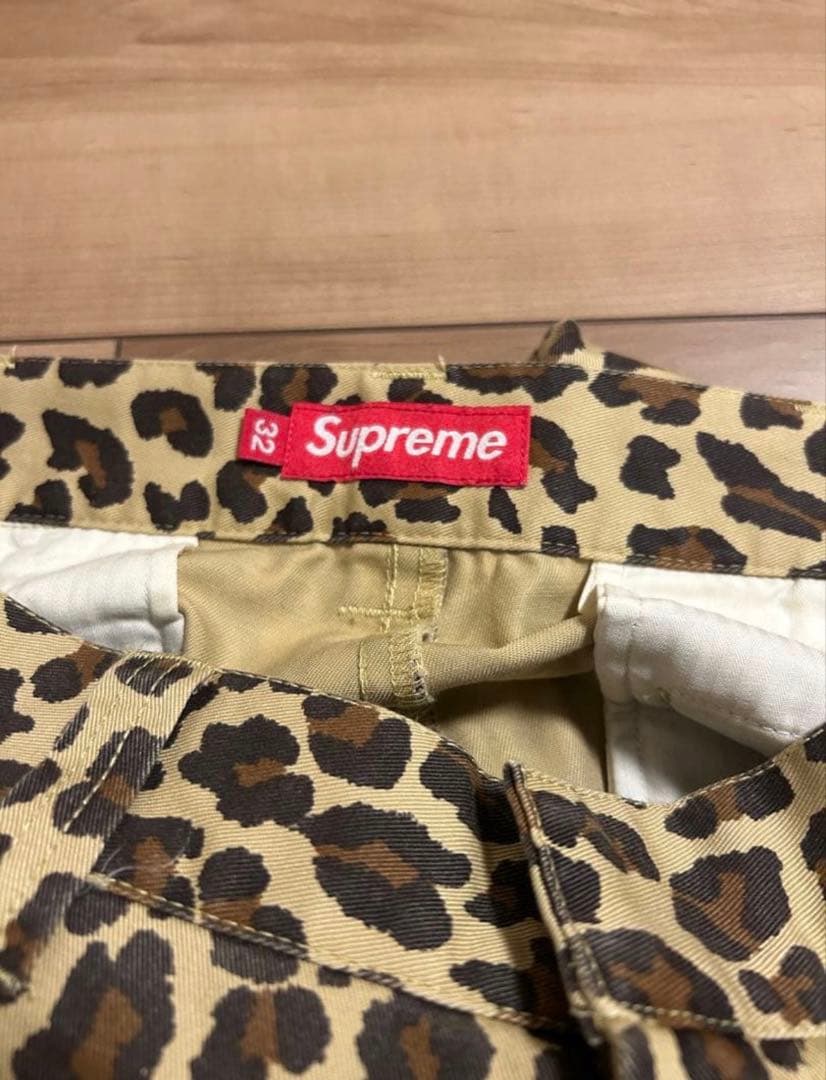 21時削除！！Supreme ヒョウ柄パンツ サイズ32