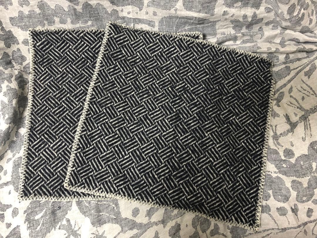 クリッパン　クッションカバー 2枚セット サンバ　ブラック