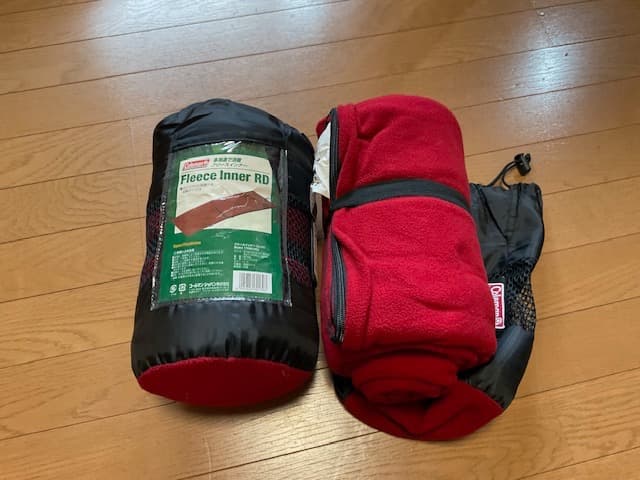スノーピーク　オフトンワイド BD-009２個&コールマン フリースインナー２個