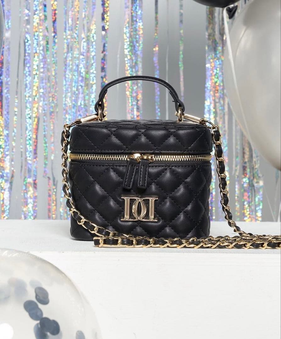 Darich 【ゴールドパーツ】キルティングスクエアミニバッグ