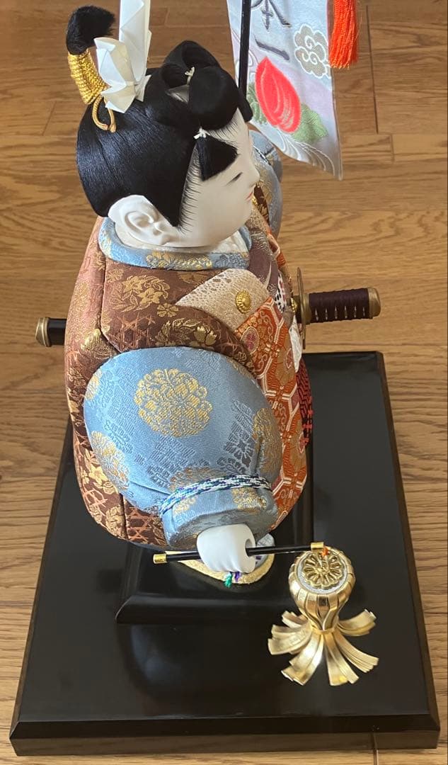 御人形司　原米洲　桃太郎　無形文化財技術保存　五月人形