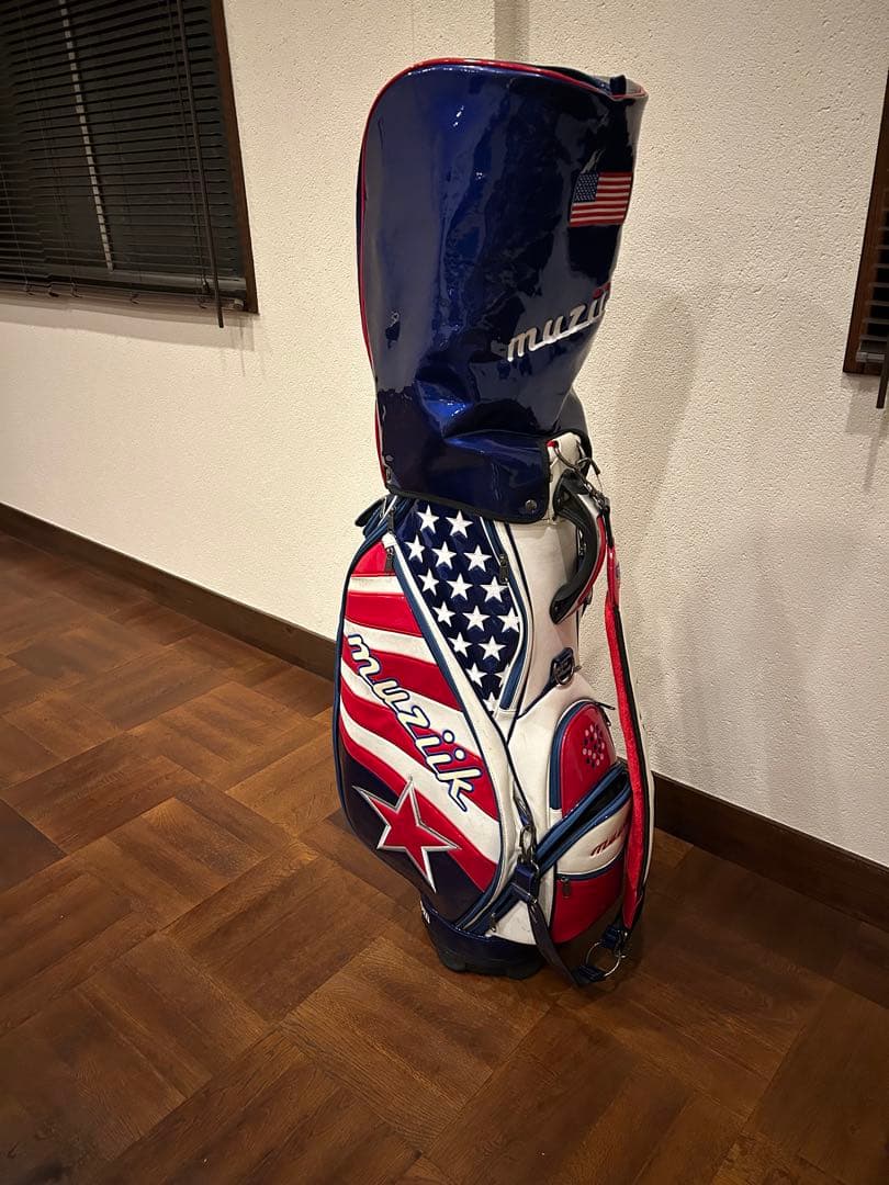 muzik ゴルフバッグ・キャディバッグ 星条旗デザイン