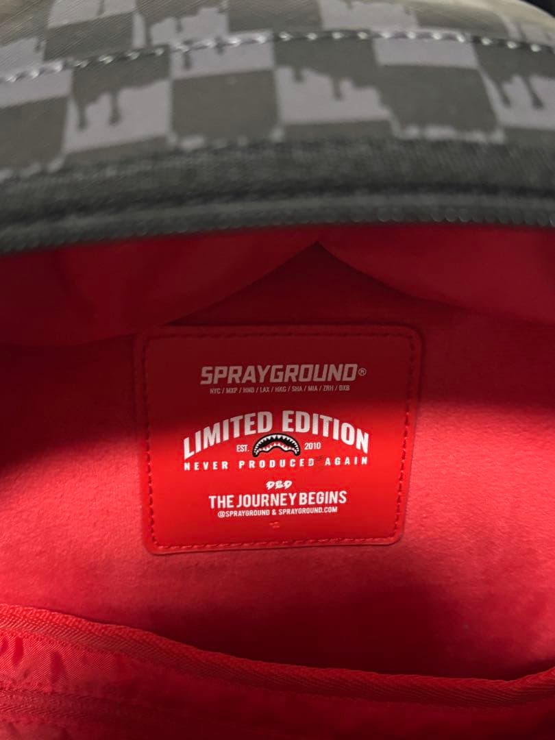 sprayground スプレーグラウンド バッグパック ブラック タグ付き