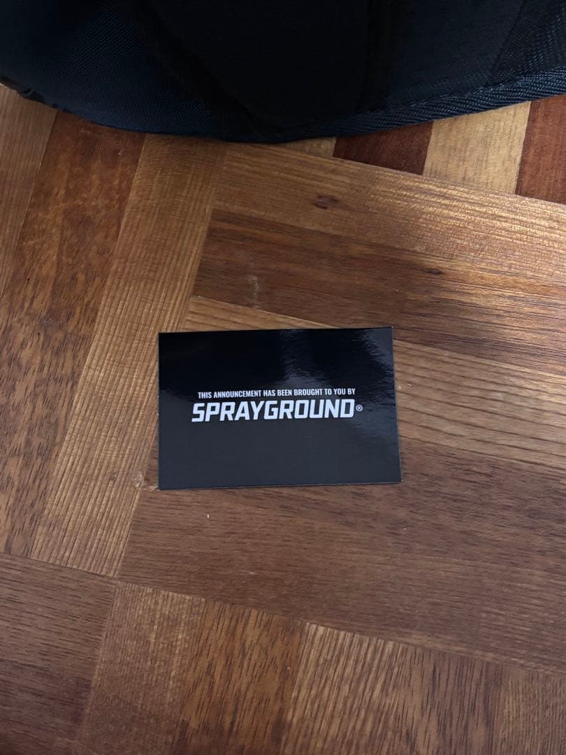 sprayground スプレーグラウンド バッグパック ブラック タグ付き