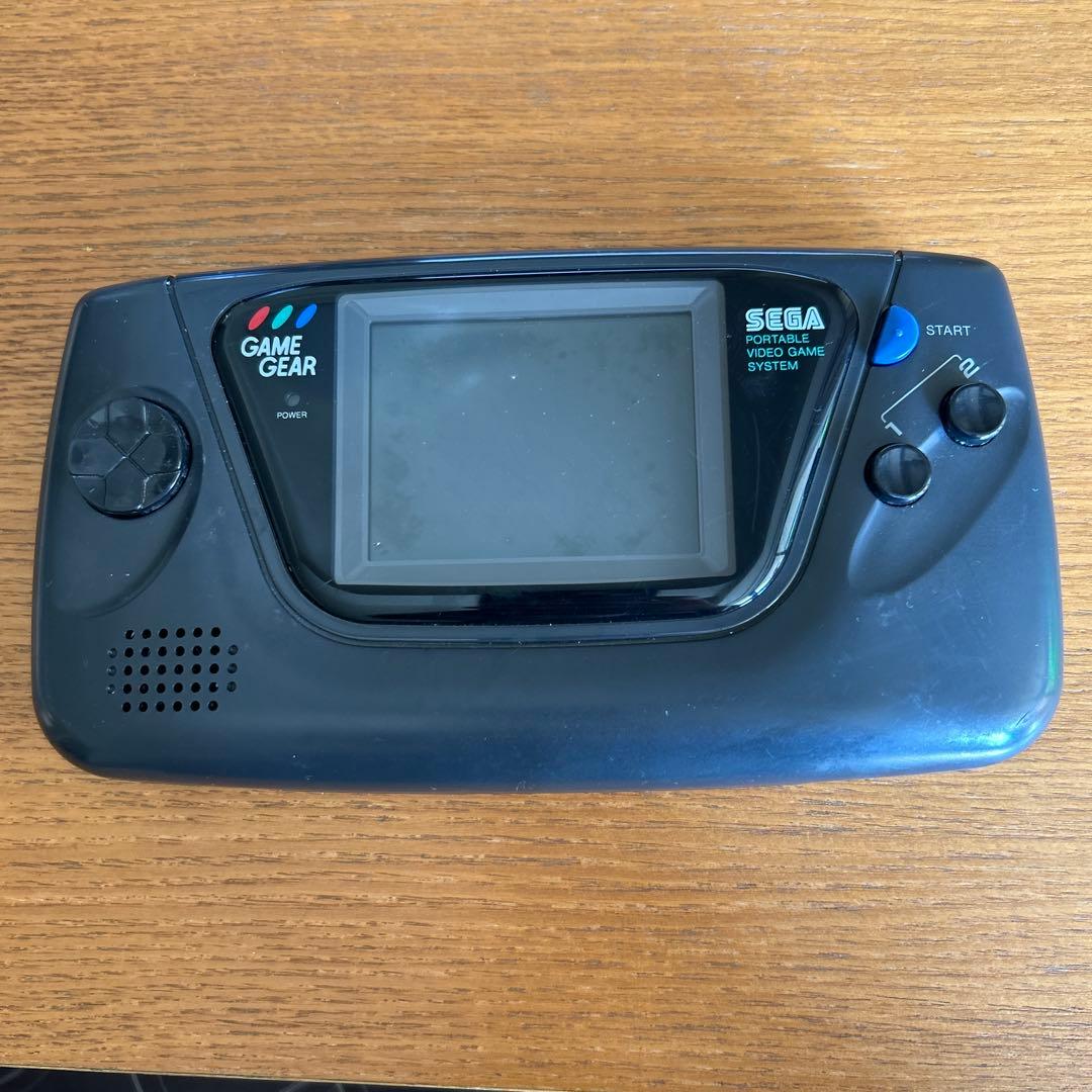 【ジャンク品】SEGA GAME GEAR本体とカセット2本セット