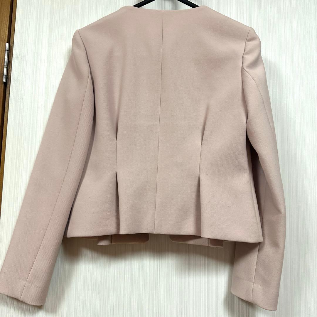 【美品】ヨーコチャン　ピンクベージュ　ジャケット　36サイズ