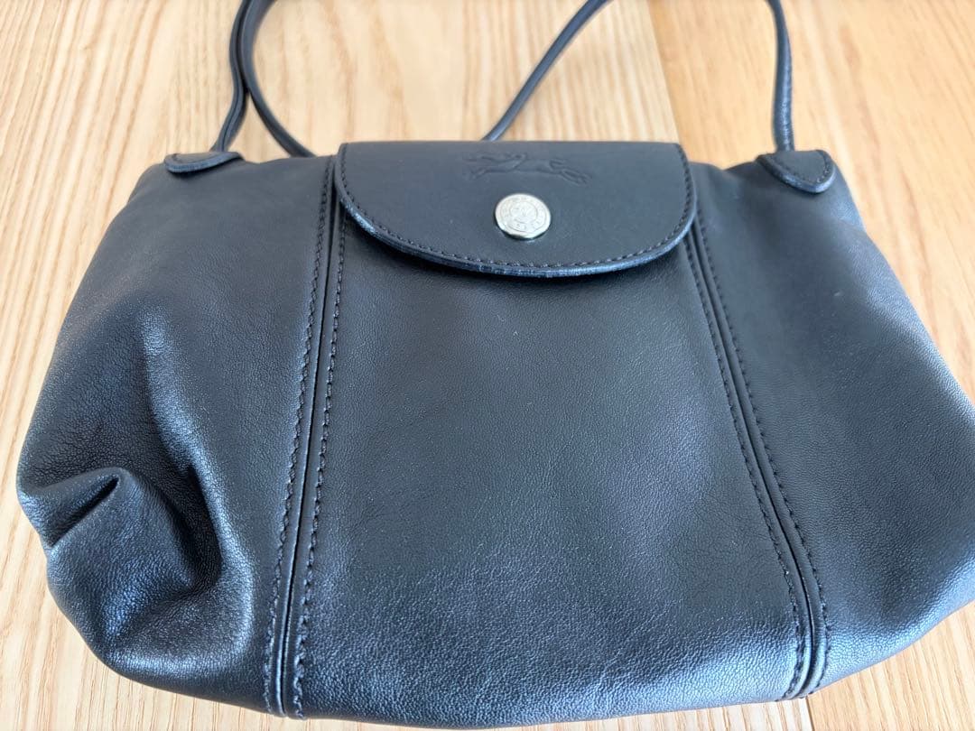 LONGCHAMP ロンシャン ショルダーバッグ ルプリアージュ キュイール