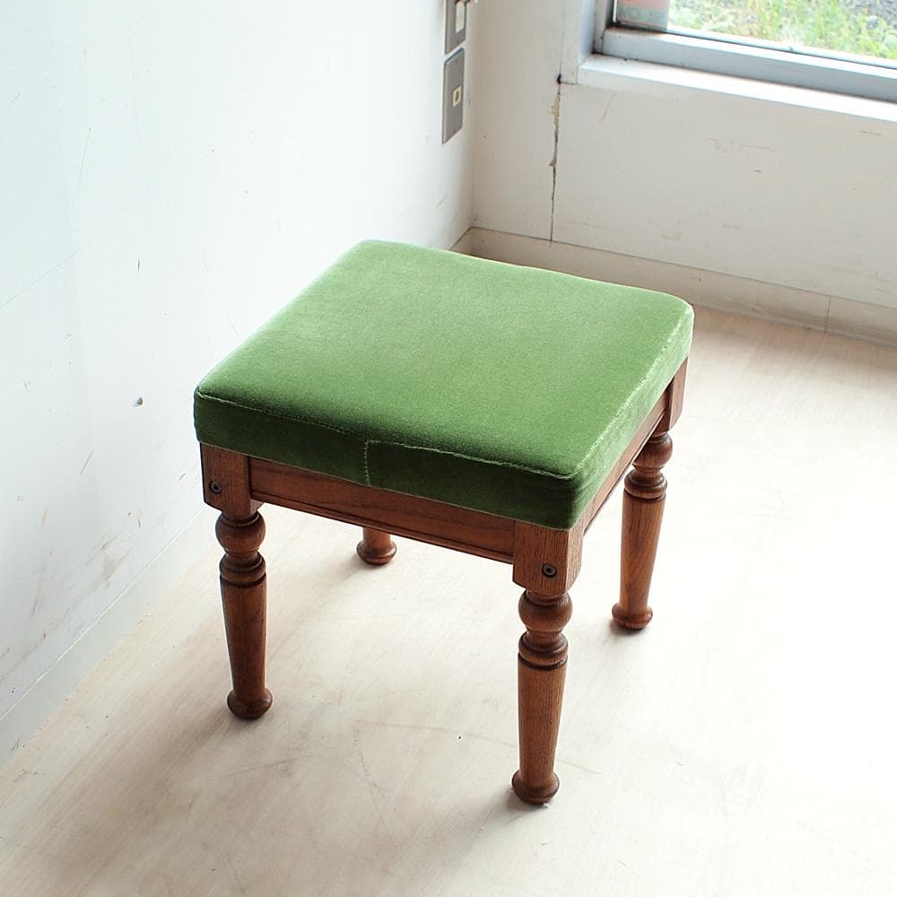 三越家具 ブルージュ オーク材 スツール 英国カントリー 椅子 ZR24101