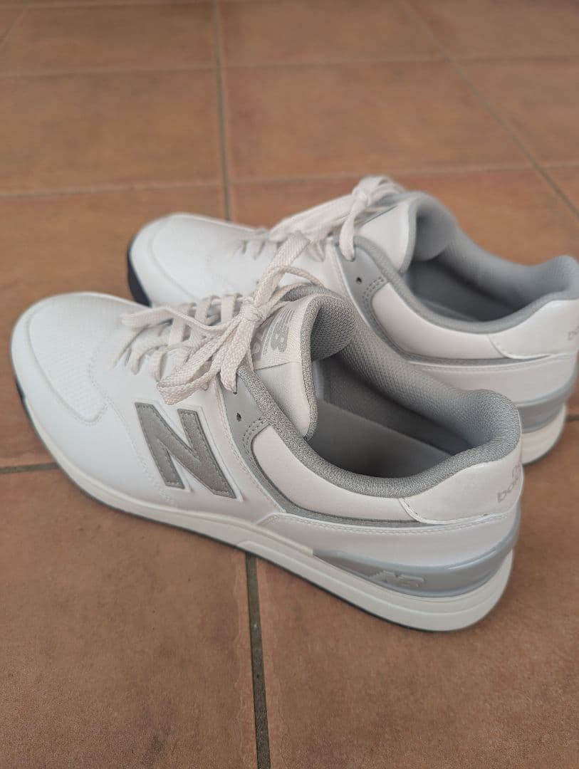New Balance ゴルフシューズ ホワイト/グレー 574 V3 SL