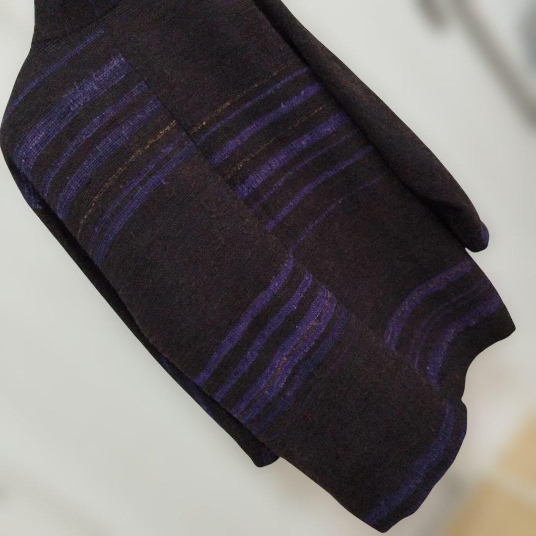 美品 秩父★シルク裂き織りコート 綺麗なうちに着て頂きたいのでお値下げしました