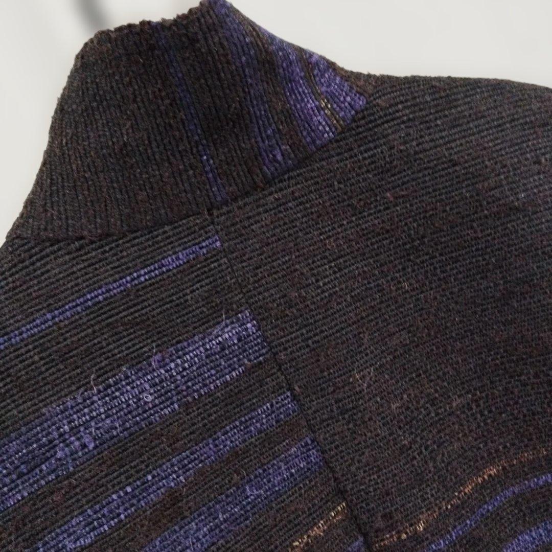 美品 秩父★シルク裂き織りコート 綺麗なうちに着て頂きたいのでお値下げしました