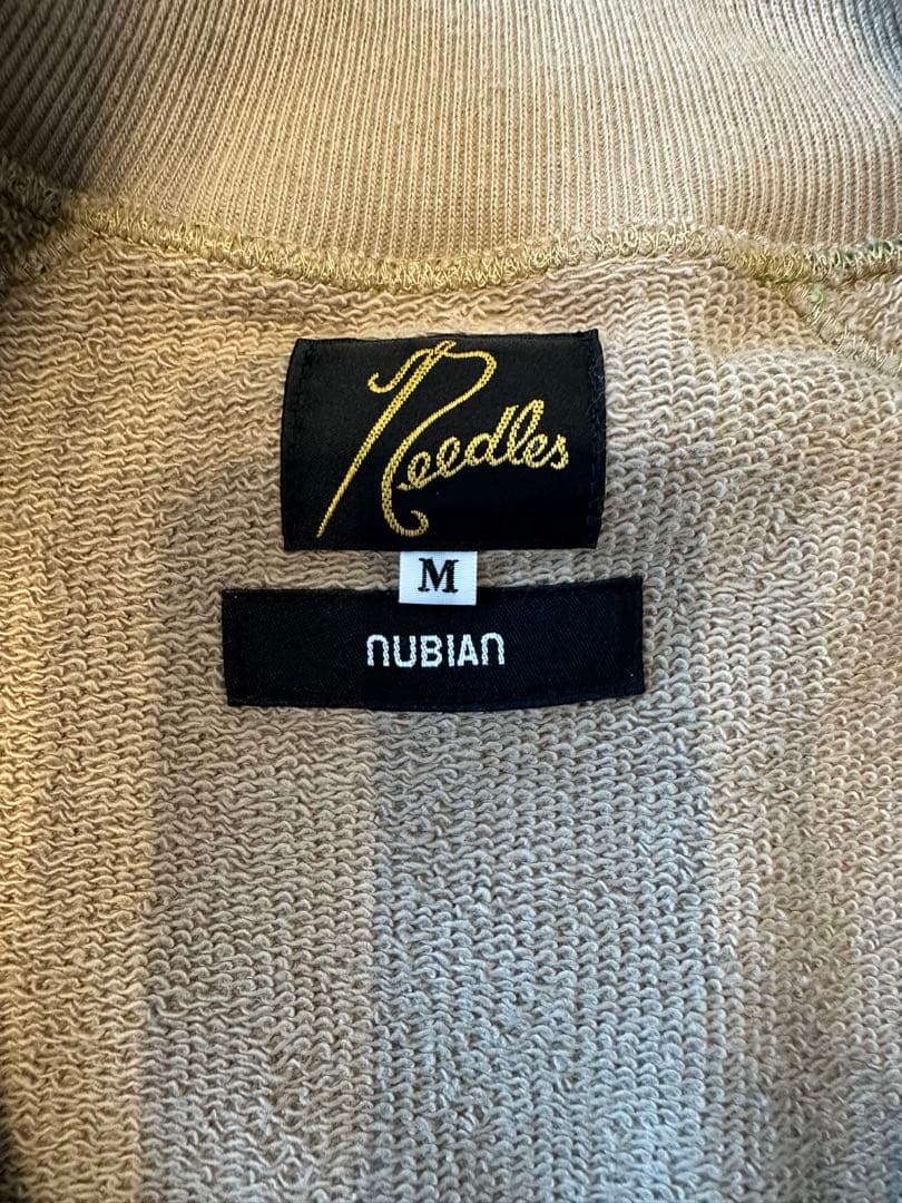 Needles × NUBIAN トラックジャケット ベージュ