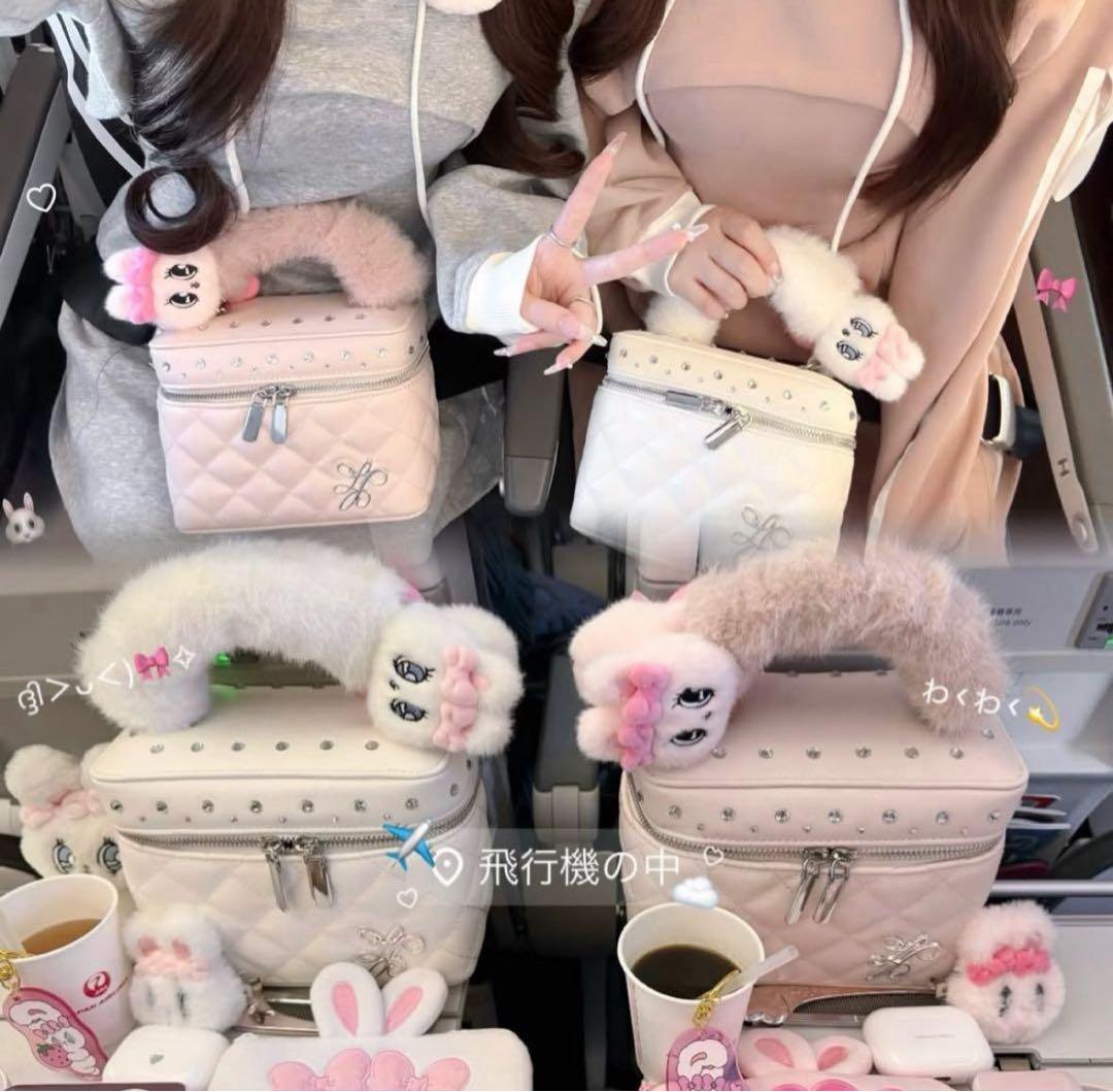 【早い物勝ち】lumignon ルミニョン バニティバッグルミニョンバッグピンク