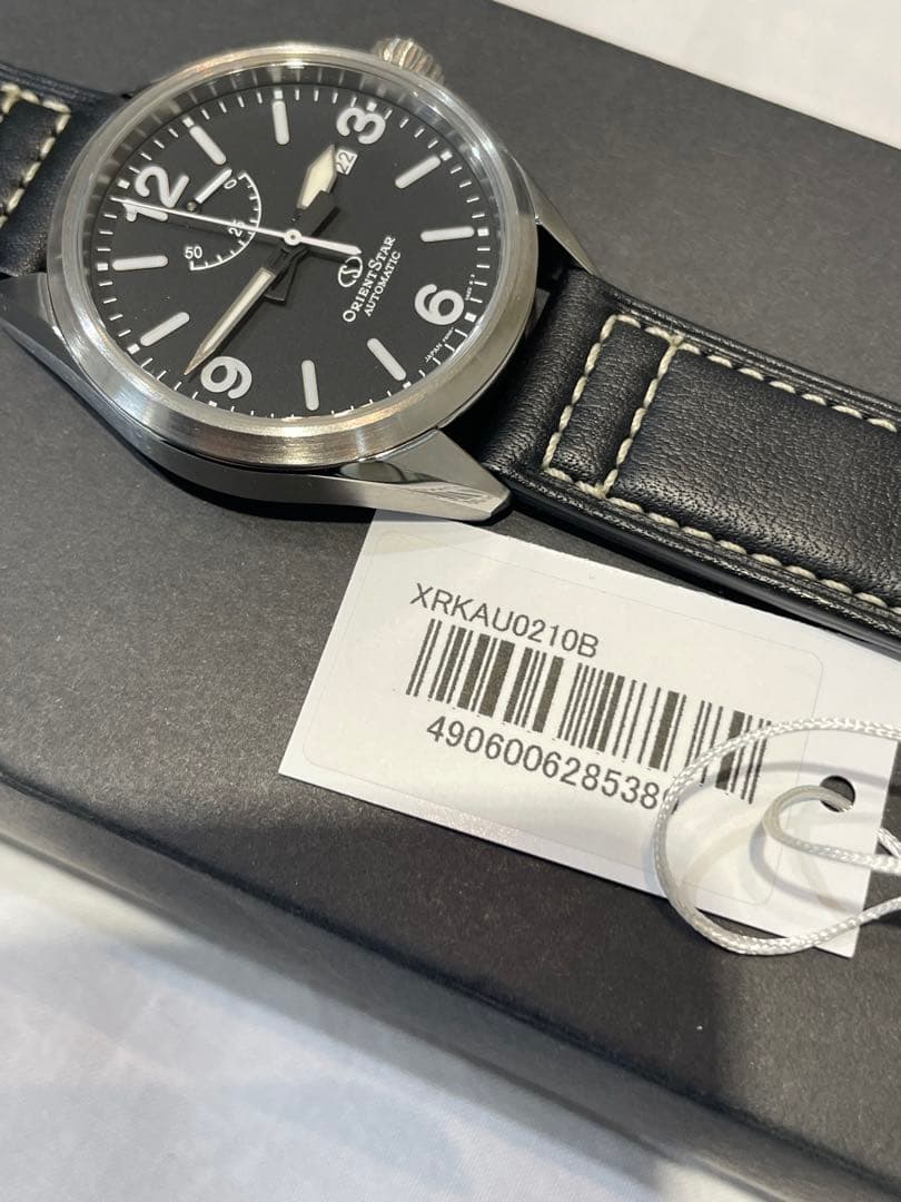 ORIENT STAR 自動巻き 腕時計 ブラックXRKAU0210B