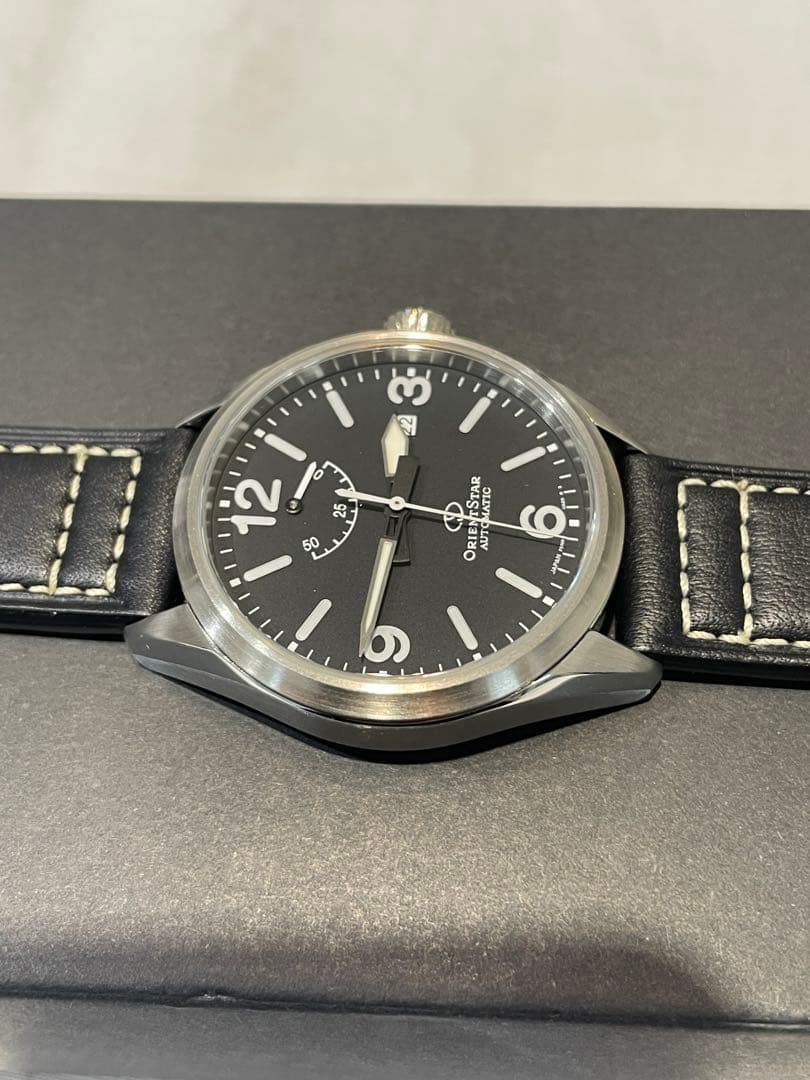 ORIENT STAR 自動巻き 腕時計 ブラックXRKAU0210B