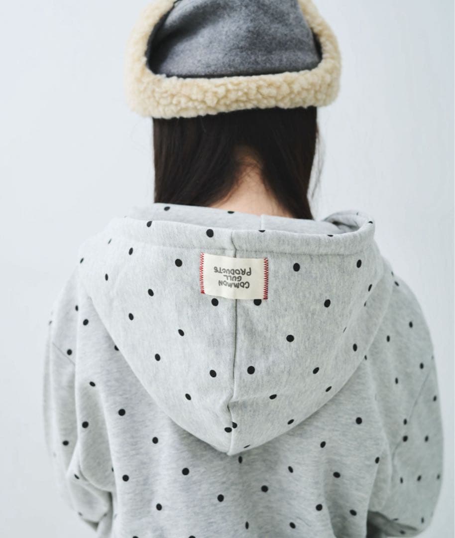 トップス common gull product zip hoodie 26spring