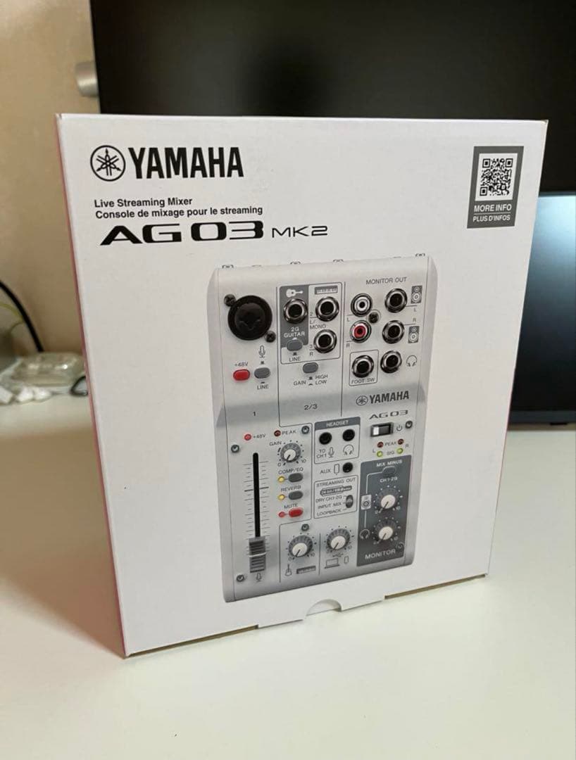 【再出品】Yamaha AG03 MK2 オーディオインターフェイス