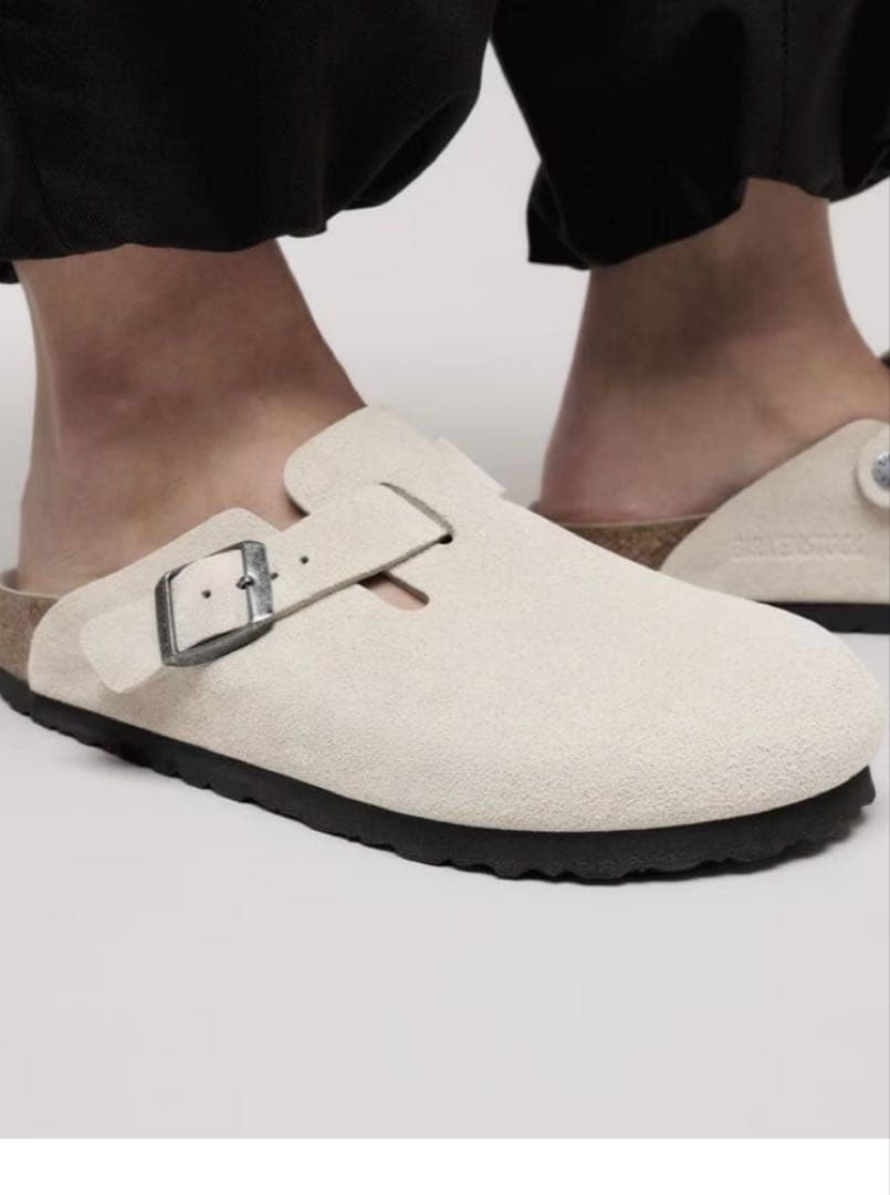 Birkenstock ビルケンシュトック ボストン サンダル 40 ベージュ