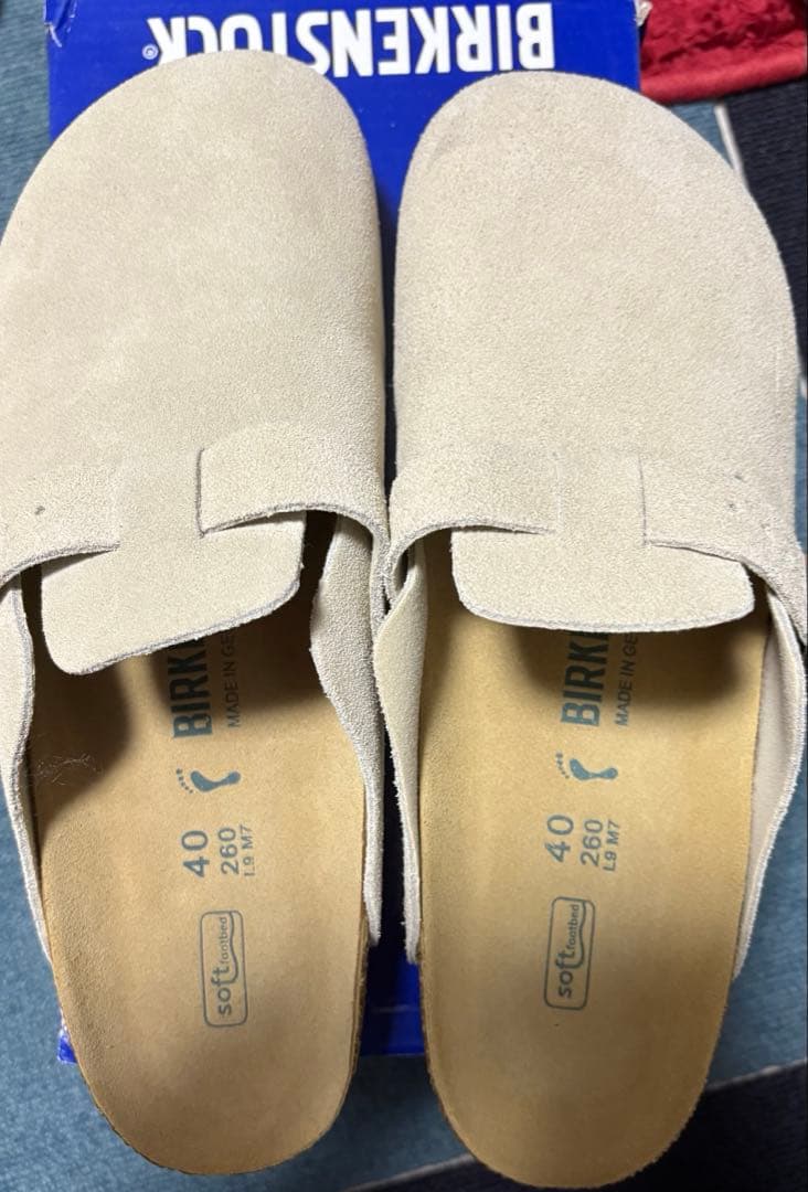 Birkenstock ビルケンシュトック ボストン サンダル 40 ベージュ