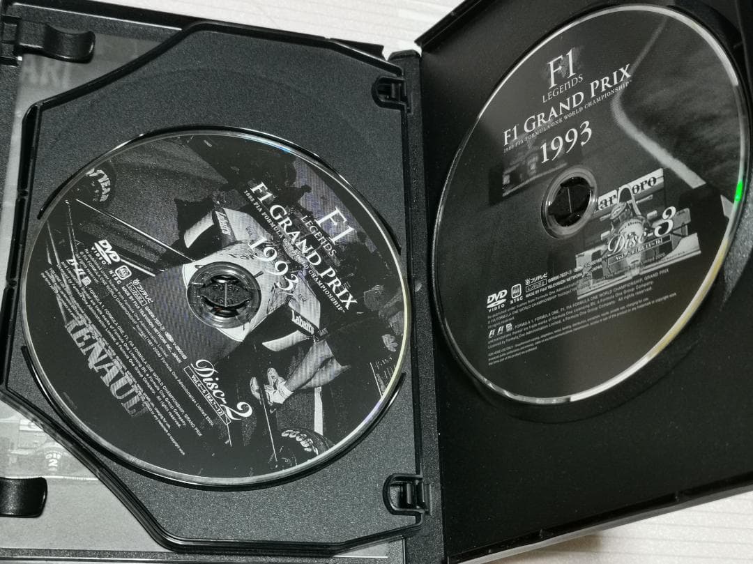 F1 LEGENDS F1 GRAND PRIX 1993 DVD 3枚組