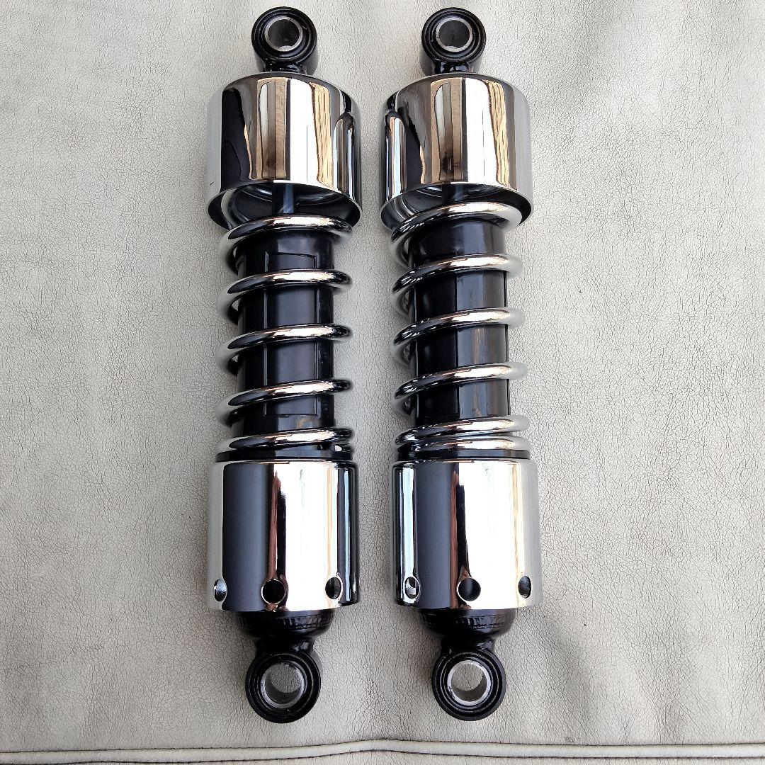 未使用級！汎用リアサスペンション ハーレーやSRなどに！プログレッシブタイプ