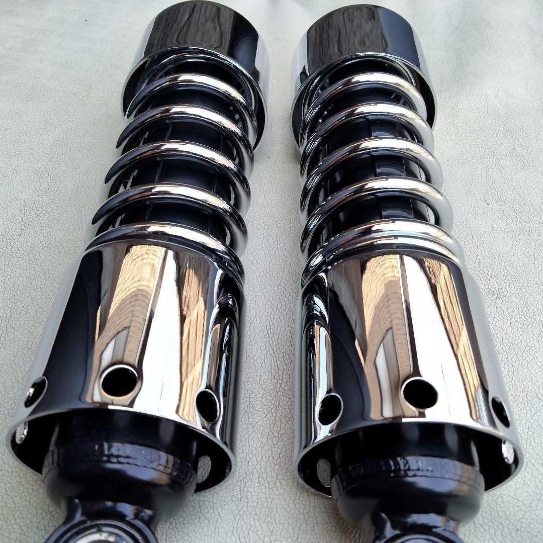 未使用級！汎用リアサスペンション ハーレーやSRなどに！プログレッシブタイプ