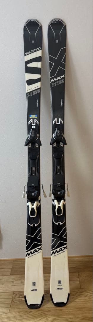 Salomon X12 スキー 板 ブラック/ホワイト