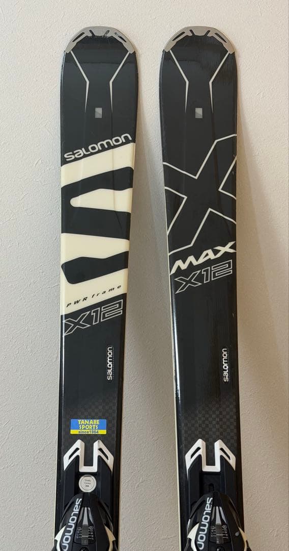 Salomon X12 スキー 板 ブラック/ホワイト