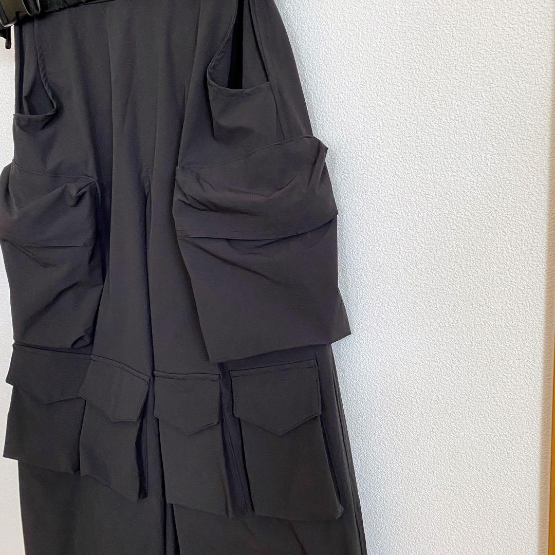 NON TOKYO ナイロンワイドカーゴパンツ