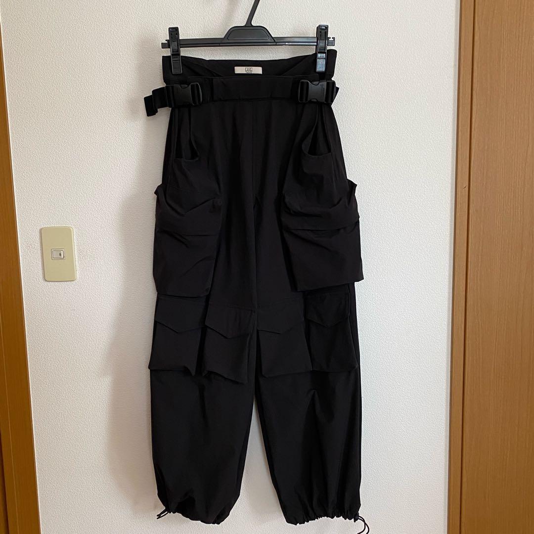 NON TOKYO ナイロンワイドカーゴパンツ