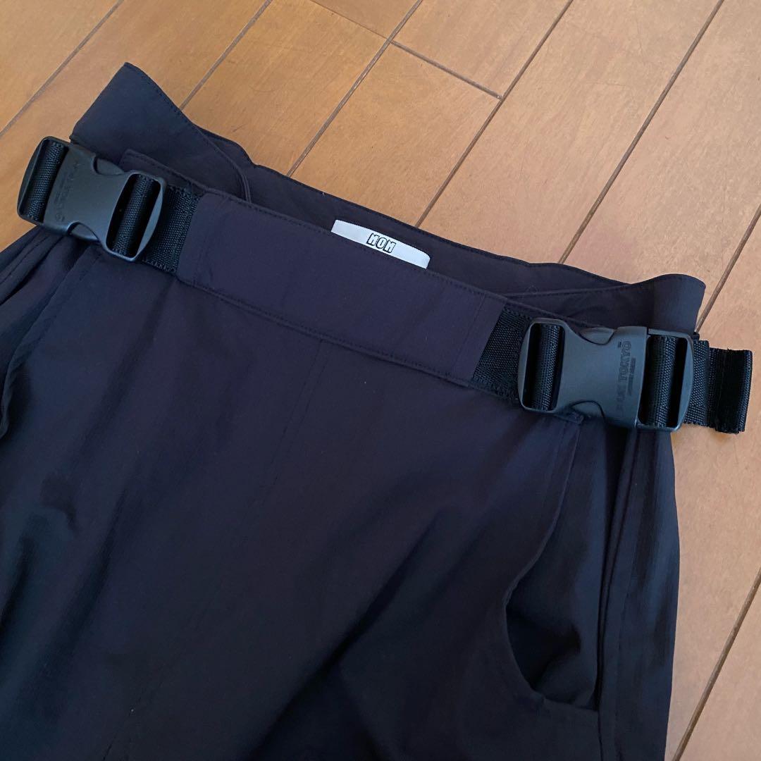 NON TOKYO ナイロンワイドカーゴパンツ
