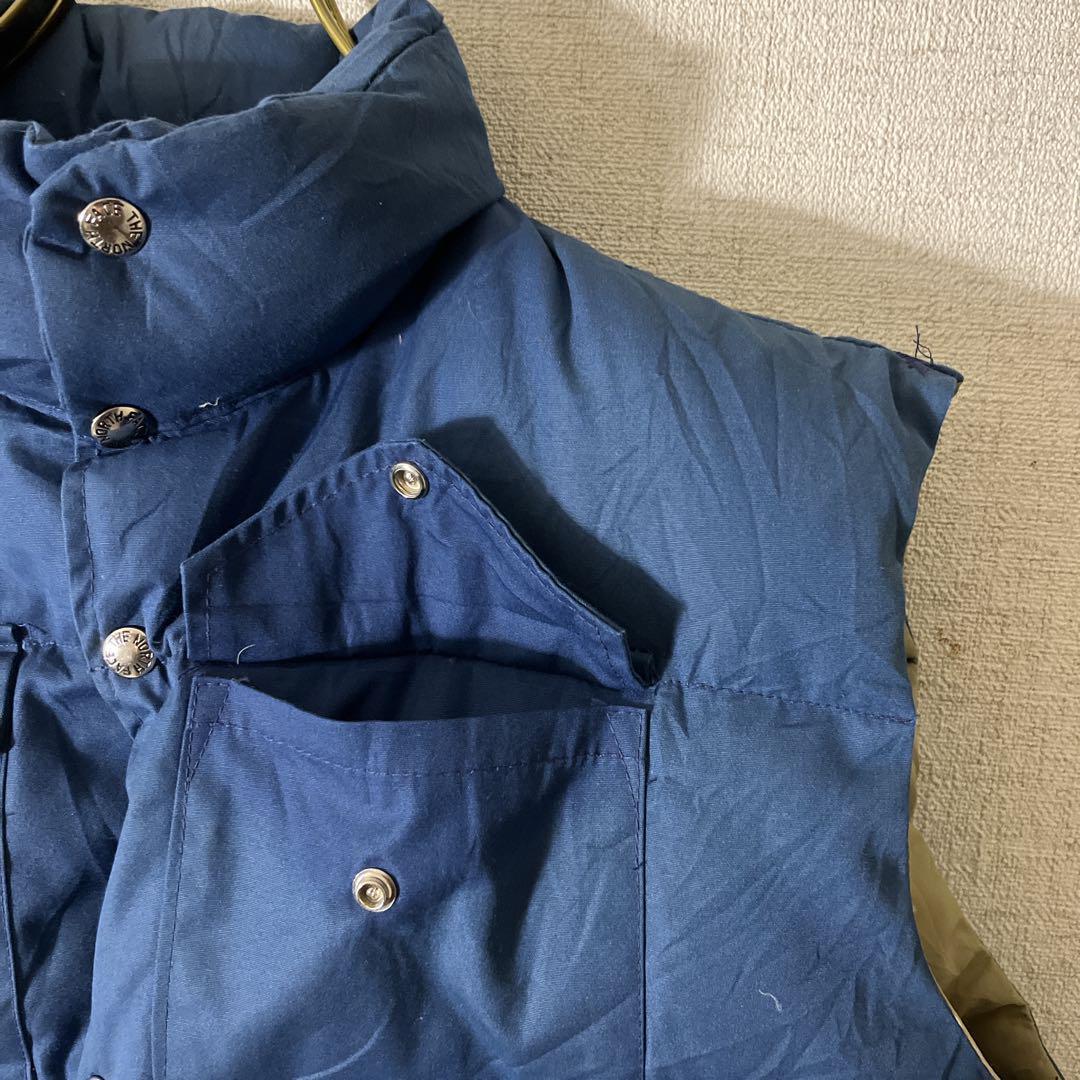 70s THE NORTH FACE ノースフェイス 茶タグ ダウンベスト.