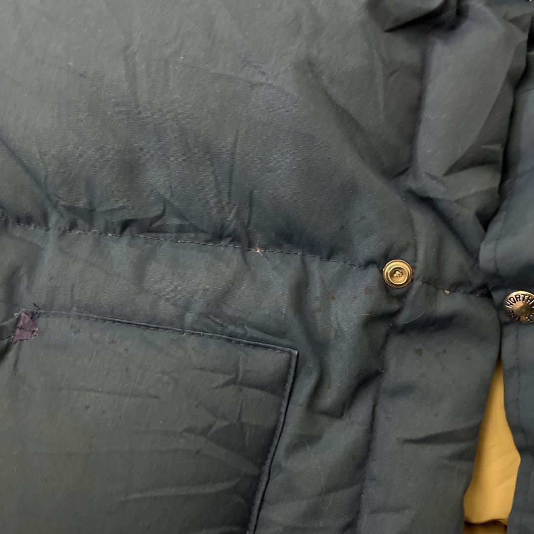 70s THE NORTH FACE ノースフェイス 茶タグ ダウンベスト.